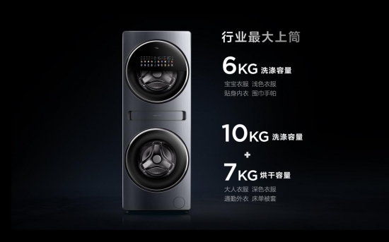 2022年最好用的分区洗衣机，TCL 双子舱Q10首发价7999!插图